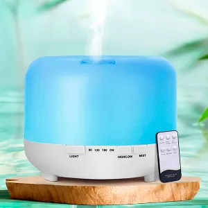 luchtbevochtiger, diffuser voor etherische oliën, geurverspreider, aromatherapieverspreider, luchtbevochtiger, diffuser met afstandsbediening