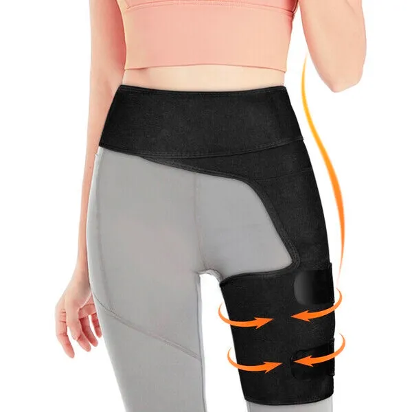 Heupbrace, dijbeencompressiemouw, dijbeenbrace, dijbeenmouw, heupsteunbrace