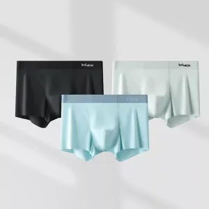 mannen ondergoed, naadloos ondergoed, mannen boxer, naadloze boxer, ijs zijden ondergoed