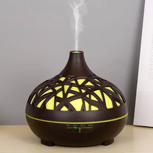 luchtbevochtiger, diffuser voor etherische oliën, diffuser voor aromatherapie, luchtbevochtiger, houten luchtbevochtiger
