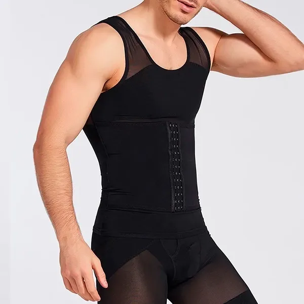 mannen body shaper, afslankvest, mannen shapewear, houdingcorrector