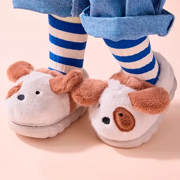 kinderpantoffels, schattige pantoffels, warme pantoffels, cartoonpantoffels, huisschoenen, katoenen pantoffels
