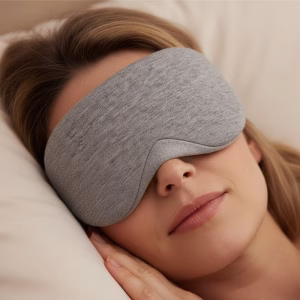 cotton eye cover, sleep mask, eye mask, adjustable sleep mask