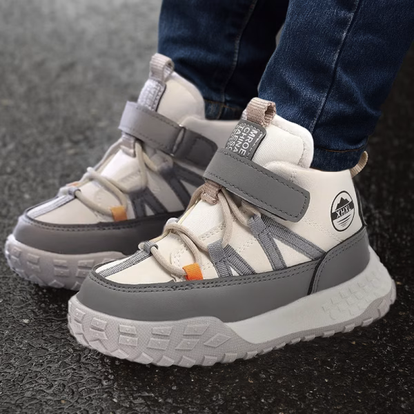 kids sneakers, plush shoes, kids snow boots, kids warm shoes