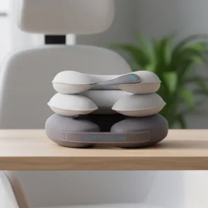 cervical neck traction device, neck stretcher, neck stretcher device, cervical stretcher, inflatable neck stretcher