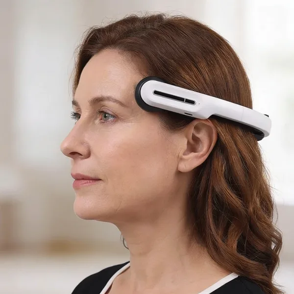 electric head massager, temple massager, temple massage for headaches