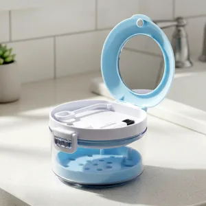 retainer case, denture case, denture container, retainer box, mouth guard case