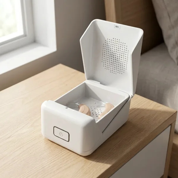 hearing aid dehumidifier, hearing aid drying box